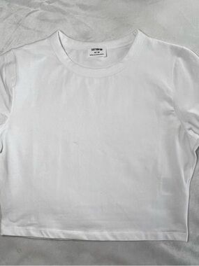 Cotton On White Short Sleeve Crewneck Tee